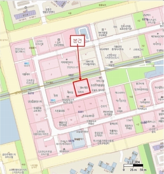 2025타경34194 경기도 김포시 구래동 6881-9 근린상가 경매 이미지