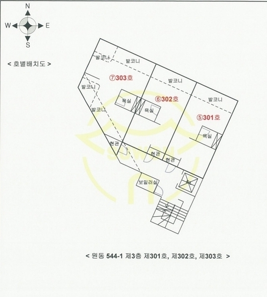 2024타경10623 경기도 오산시 밀머리로 50, 구분건물 3층 303호 다세대(빌라)[공급12평형] 경매 이미지