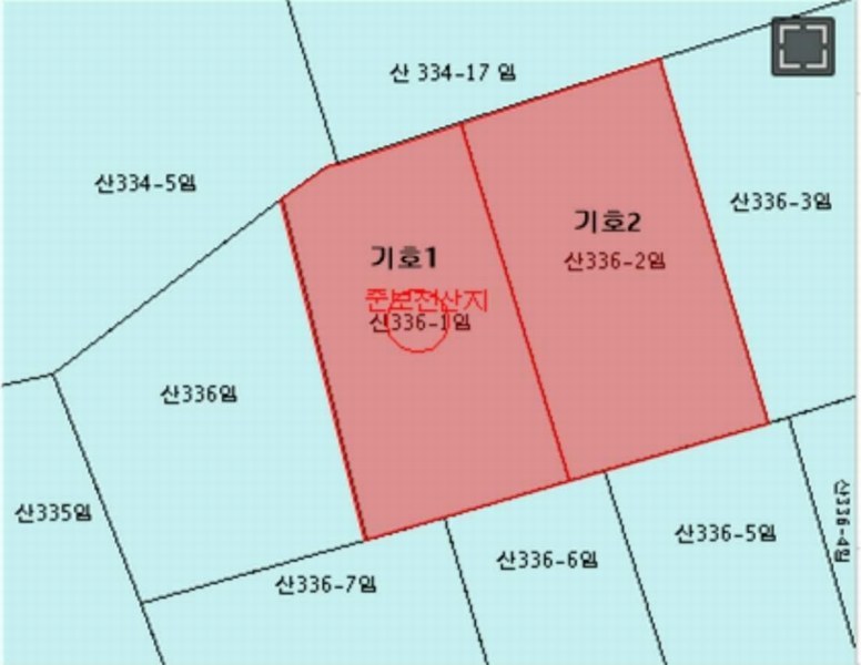 2025타경507333 인천광역시 옹진군 영흥면 내리 산336-2 임야 경매 이미지