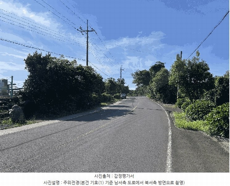 2025타경8289 제주특별자치도 제주시 한경면 청수리 598-2 농지 경매 이미지