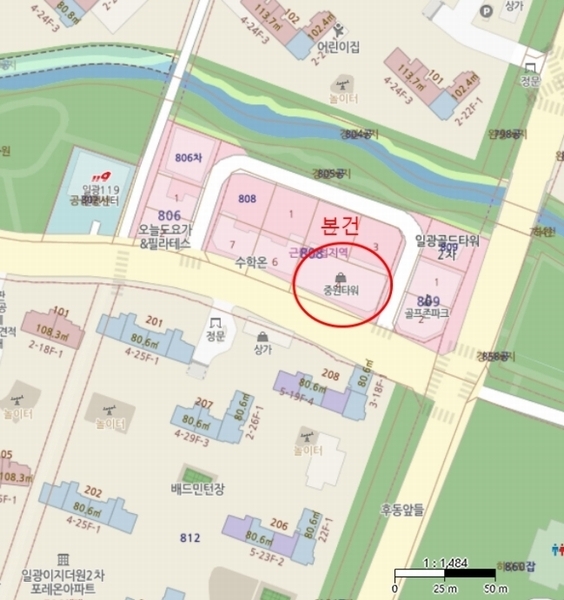2024타경2406 부산광역시 기장군 일광읍 해빛5로 29, 중원타워 2층 202호 근린상가 경매 이미지