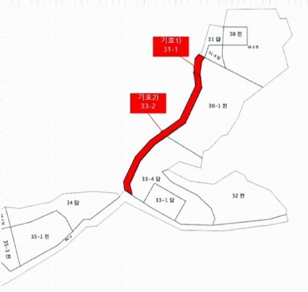 2025타경33255 전라남도 화순군 백아면 옥리 31-1 농지 경매 이미지