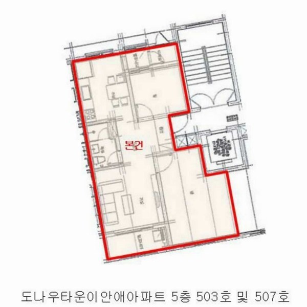 2025타경33902 전라남도 나주시 나주로 83-19, 도나우타운이안애아파트 5층 503호 아파트[공급24평형] 경매 이미지