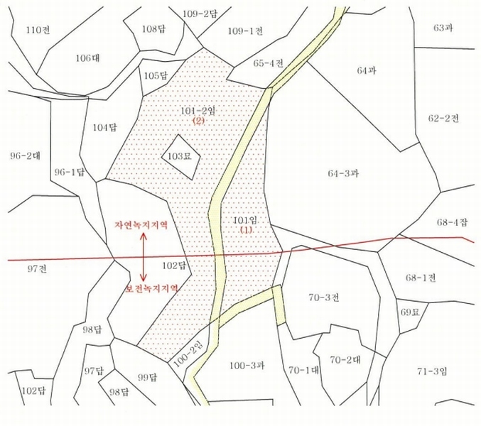 2025타경1380 제주특별자치도 서귀포시 서호동 101-2 임야 경매 이미지