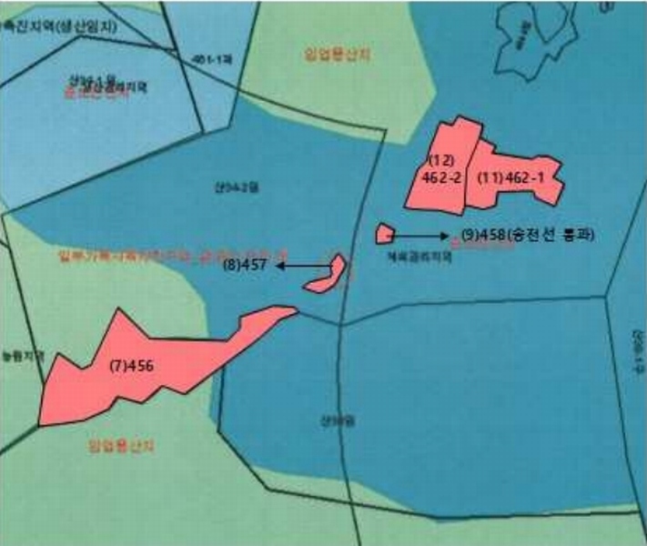 2025타경52543 전라남도 구례군 문척면 중산리 462-1 농지 경매 이미지