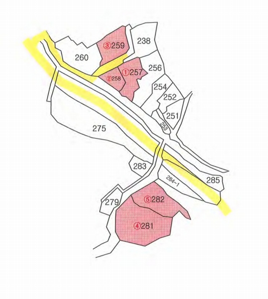 2025타경3712 경상북도 성주군 용암면 사곡리 257 대지 경매 이미지