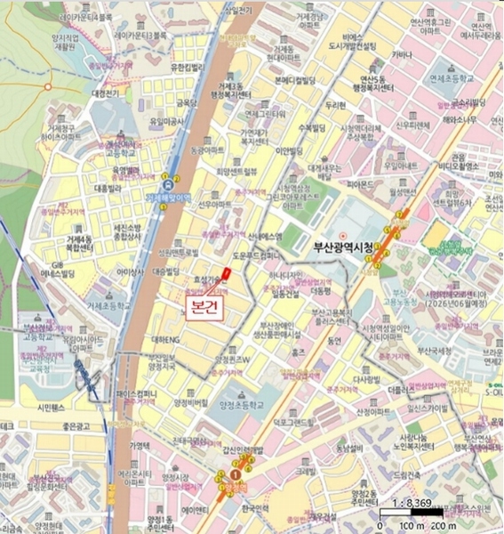2024타경1315 부산광역시 연제구 거제대로124번길 40, 수림하우스 가동 2층 203호 다세대(빌라)[공급8평형] 경매 이미지
