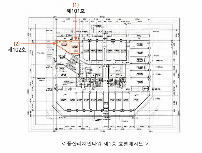 2025타경53931 경기도 화성시 동탄순환대로 263, 풍산리치안타워 1층 102호 근린상가 경매 이미지