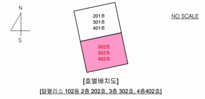 2025타경70725 경기도 포천시 정자동길 113-14, 탑팰리스 102동 4층 402호 다세대(빌라) 경매 이미지