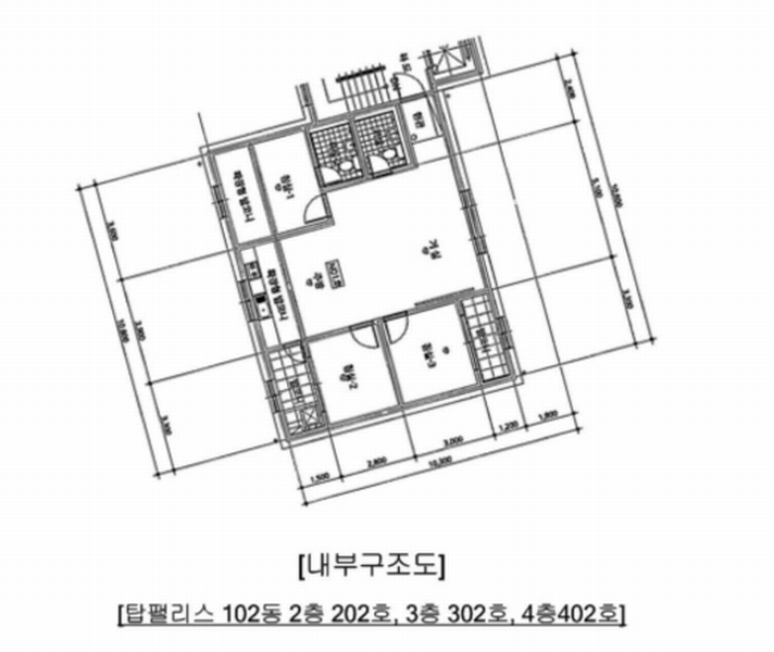 2025타경70725 경기도 포천시 정자동길 113-14, 탑팰리스 102동 3층 302호 다세대(빌라) 경매 이미지