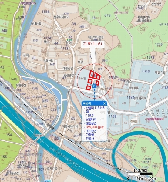 2025타경12375 경상남도 김해시 진례면 산본리 1177 대지 경매 이미지