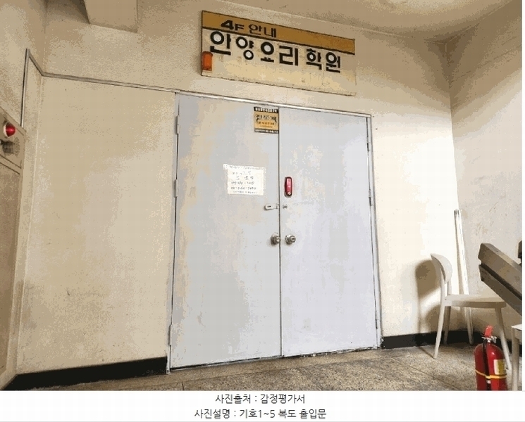 2025타경101005 경기도 안양시 동안구 관평로 324, 현대상가 4층 4호 근린상가 경매 이미지