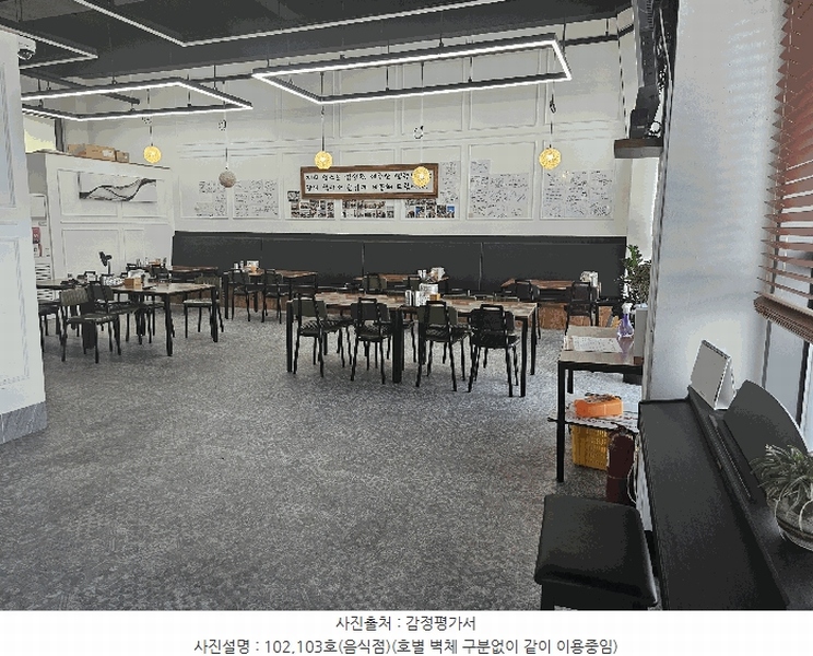 2025타경1399 제주특별자치도 서귀포시 중산간서로 2276, 구분건물 비동 1층 102호 근린상가 경매 이미지