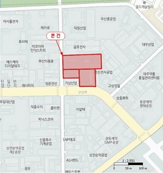 2025타경42181 경기도 평택시 산단로 95, 부성타워 5층 545호 아파트형공장 경매 이미지