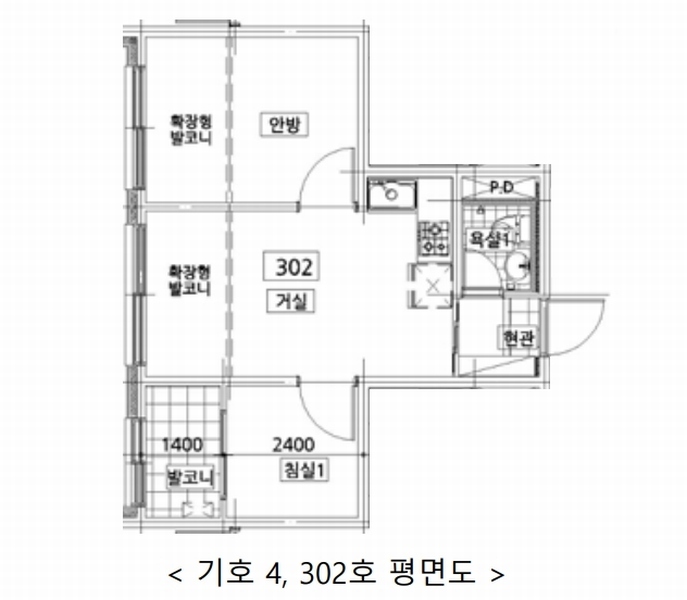 2024타경120591 서울특별시 관악구 은천로 134, 디앤씨타운 비동 3층 302호 다세대(빌라)[공급13평형] 경매 이미지