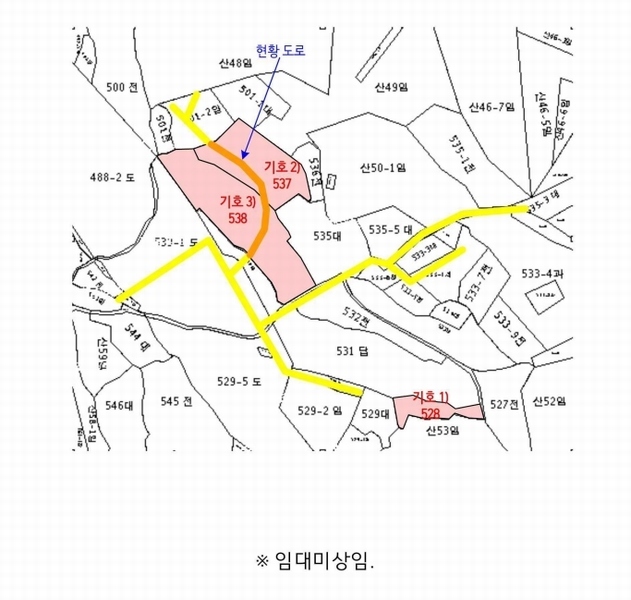 2025타경731 충청남도 당진시 송악읍 가학리 537 대지 경매 이미지