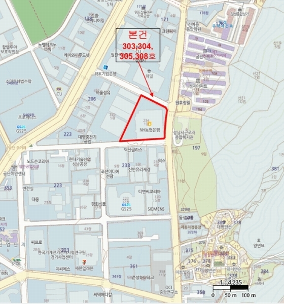 2025타경374 경기도 성남시 중원구 상대원동 234-1 아파트형공장 경매 이미지