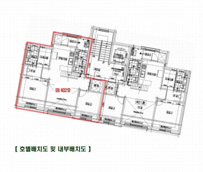 2025타경84 울산광역시 울주군 상북면 궁평길 31, 로즈빌 비동 4층 402호 다세대(빌라)[공급24평형] 경매 이미지