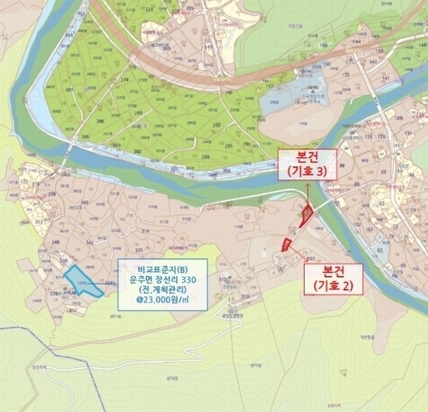 2024타경39484 전북특별자치도 완주군 운주면 장선리 108-1 농지 경매 이미지