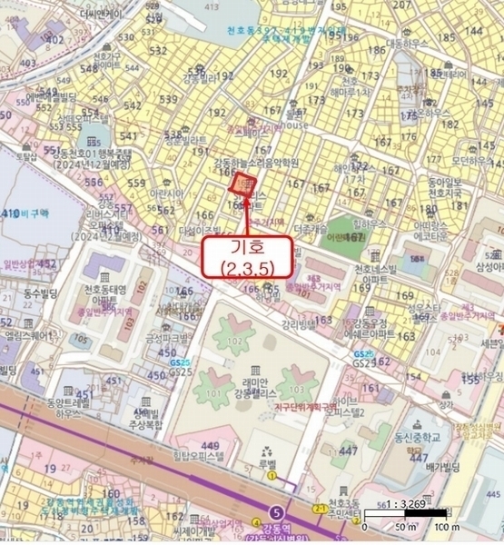 2024타경50145 서울특별시 강동구 진황도로27길 23, 에스아이팰리스 2층 205호 오피스텔[계약8평형] 경매 이미지