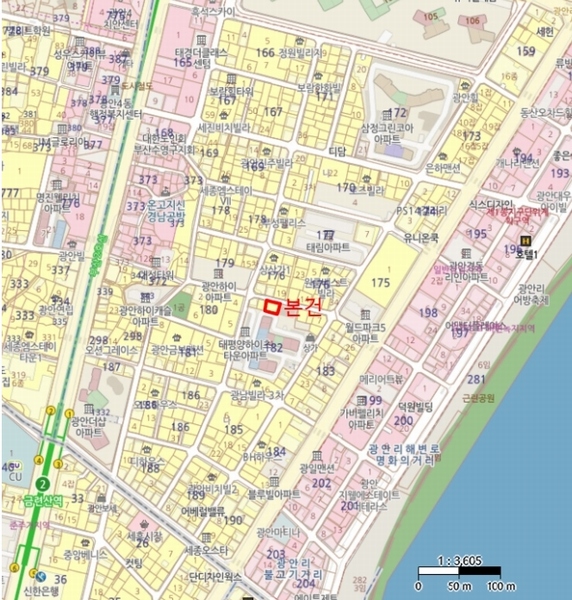 2024타경105855 부산광역시 수영구 수영로522번길 44, 햇살팰리스 5층 504호 오피스텔 경매 이미지
