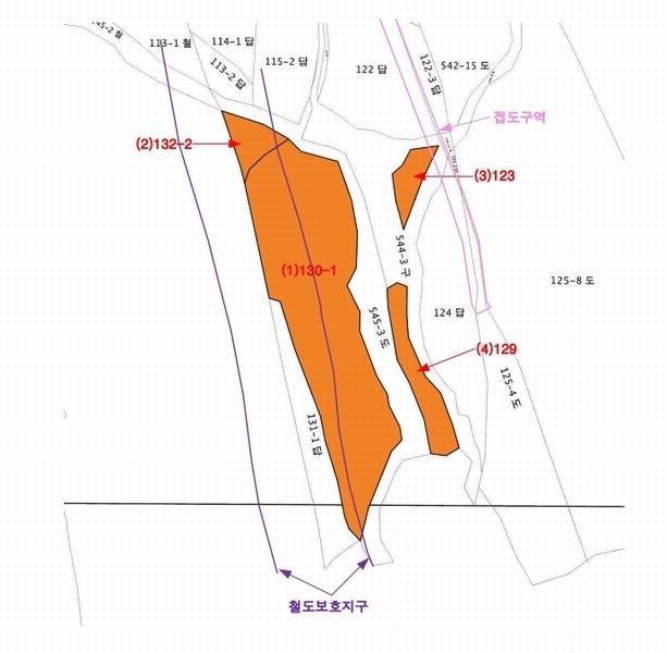 2025타경5448 충청북도 증평군 도안면 화성리 132-2 농지 경매 이미지