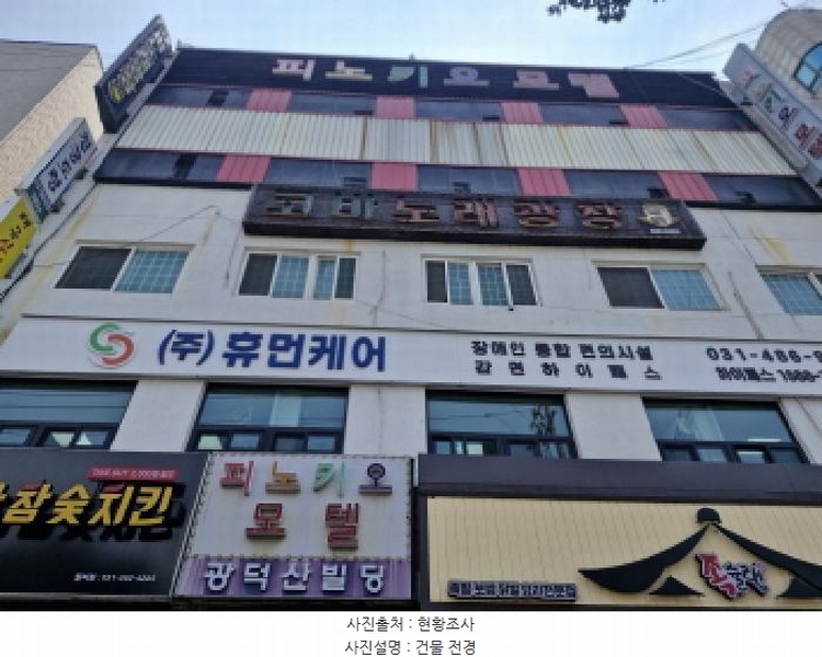 2025타경52883 경기도 안산시 상록구 광덕산2로 18, 근린생활시설 상가동 4층 지상4층 호 숙박(콘도등) 경매 이미지