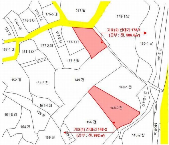 2026타경600042 충청남도 금산군 금산읍 신대리 148-2 농지 경매 이미지