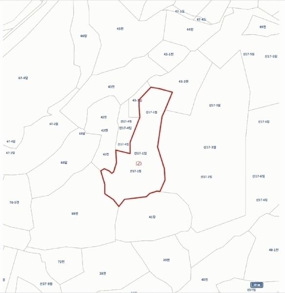 2025타경51694 전라남도 여수시 묘도동 산17-1 임야 경매 이미지