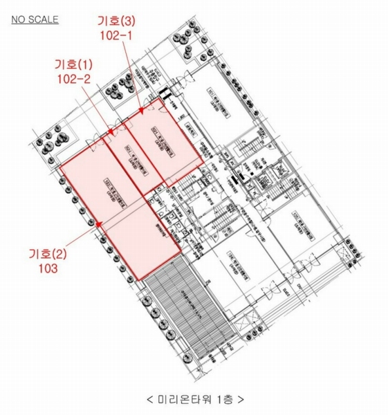 2025타경71795 경기도 의정부시 호국로 1340, 미리온타워 1층 102-1호 근린상가 경매 이미지