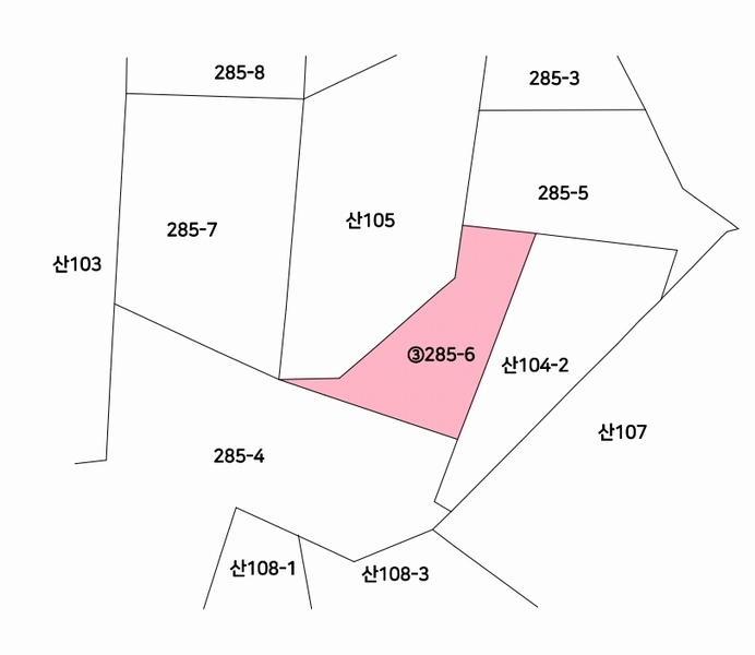 2025타경51350 충청남도 당진시 면천면 죽동리 285-6 임야 경매 이미지