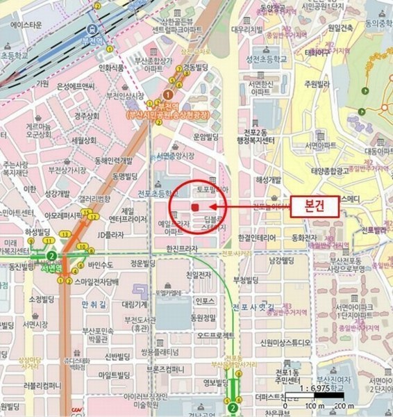 2024타경60598 부산광역시 부산진구 서전로37번길 30, 베스아이퀸 2층 205호 오피스텔[계약10평형] 경매 이미지