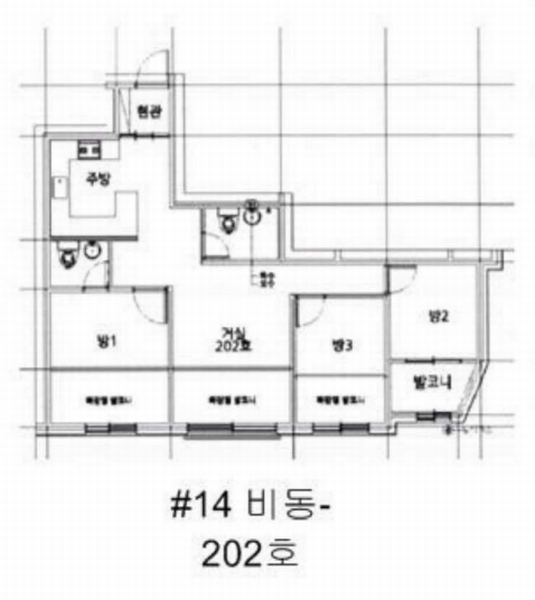 2025타경55465 경기도 수원시 권선구 세화로190번길 51, 아이빌 비동 2층 202호 다세대(빌라)[공급17평형] 경매 이미지