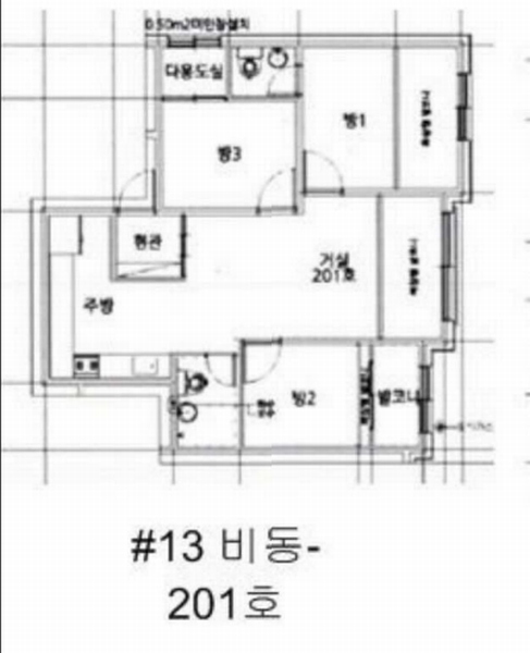 2025타경55465 경기도 수원시 권선구 세화로190번길 51, 아이빌 비동 2층 201호 다세대(빌라)[공급18평형] 경매 이미지