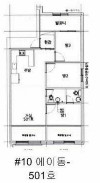 2025타경55465 경기도 수원시 권선구 세화로190번길 51, 아이빌 에이동 5층 501호 다세대(빌라)[공급18평형] 경매 이미지