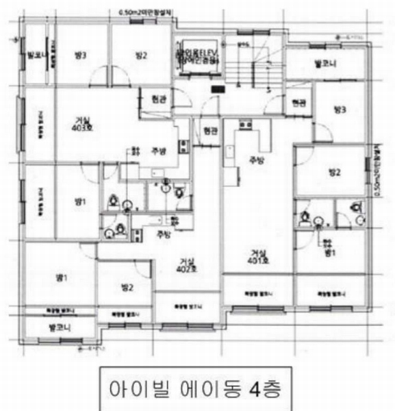2025타경55465 경기도 수원시 권선구 세화로190번길 51, 아이빌 에이동 4층 403호 다세대(빌라)[공급17평형] 경매 이미지