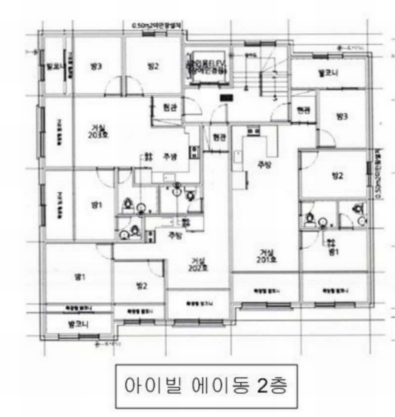 2025타경55465 경기도 수원시 권선구 세화로190번길 51, 아이빌 에이동 2층 203호 다세대(빌라)[공급17평형] 경매 이미지