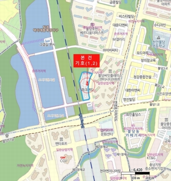 2025타경587 충청남도 천안시 서북구 불당동 1853 자동차관련시설 경매 이미지