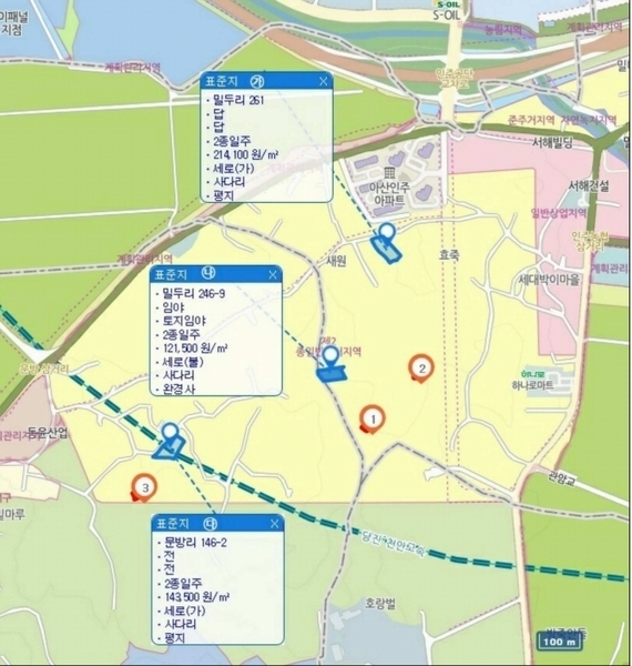 2025타경11746 충청남도 아산시 인주면 밀두리 산17-6 임야 경매 이미지