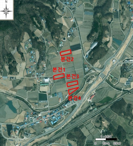 2025타경30398 충청북도 음성군 원남면 보룡리 409 농지 경매 이미지