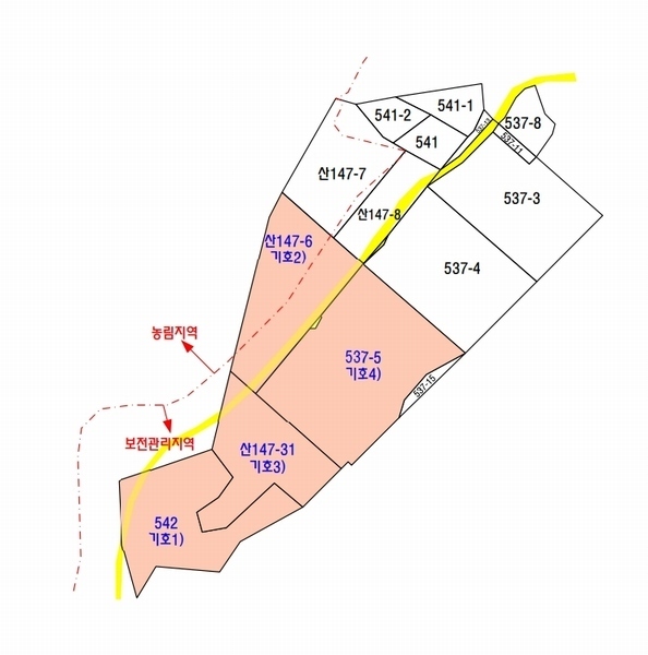 2025타경31721 전북특별자치도 진안군 주천면 운봉리 537-5 농지 경매 이미지