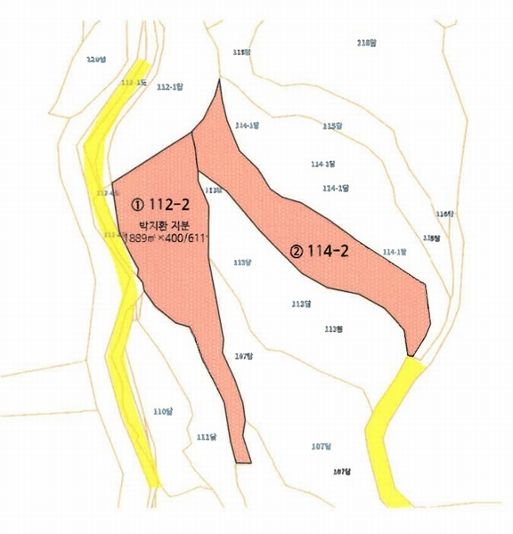 2025타경30856 경상남도 산청군 차황면 장박리 112-2 농지 경매 이미지