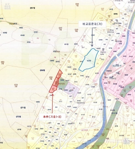 2025타경3689 경상북도 포항시 남구 대송면 대각리 산66-8 임야 경매 이미지
