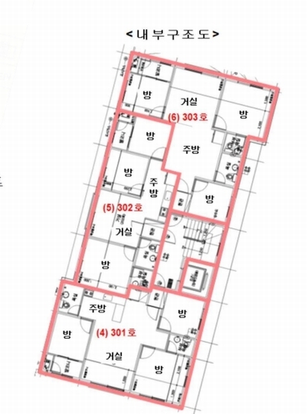 2025타경364 경기도 수원시 권선구 정조로565번길 22-5, 워커힐1에스티 비동 3층 303호 다세대(빌라) 경매 이미지