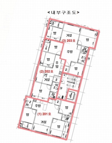2025타경364 경기도 수원시 권선구 정조로565번길 22-5, 워커힐1에스티 비동 2층 203호 다세대(빌라) 경매 이미지