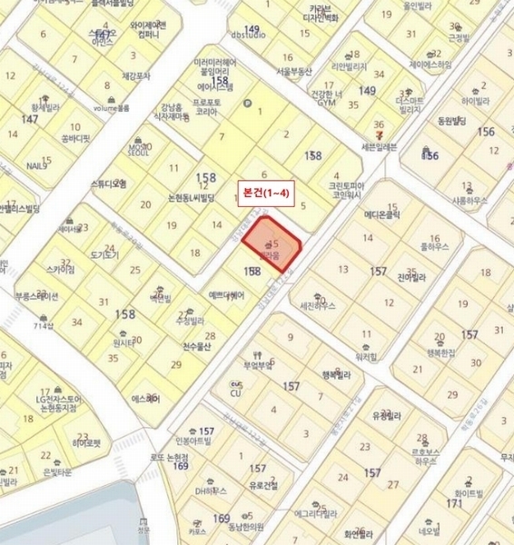 2025타경103041 서울특별시 강남구 강남대로122길 61-1(논현동), 벨라움 4층 402호 다세대(빌라) 경매 이미지