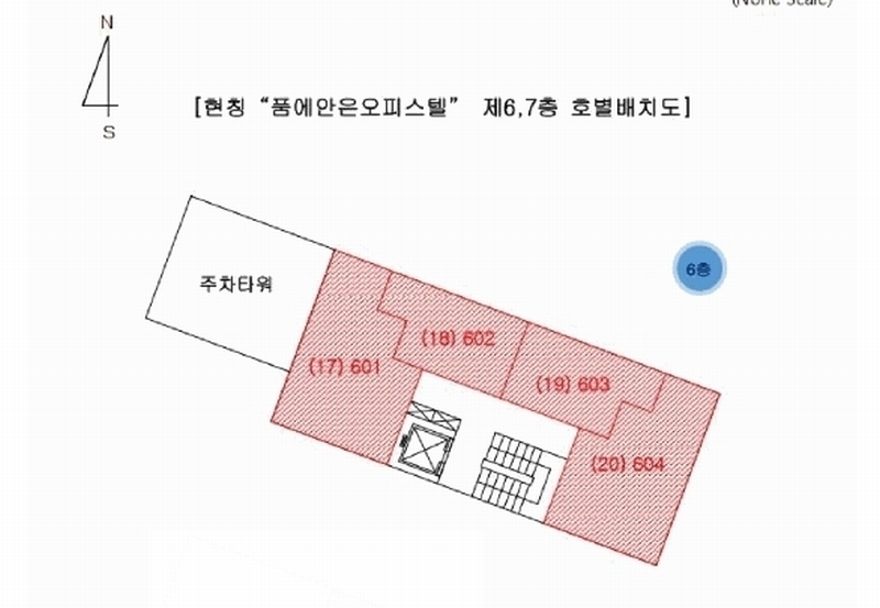 2024타경61119 부산광역시 금정구 동현로16번길 88, 품에안은오피스텔 6층 601호 오피스텔[계약13평형] 경매 이미지