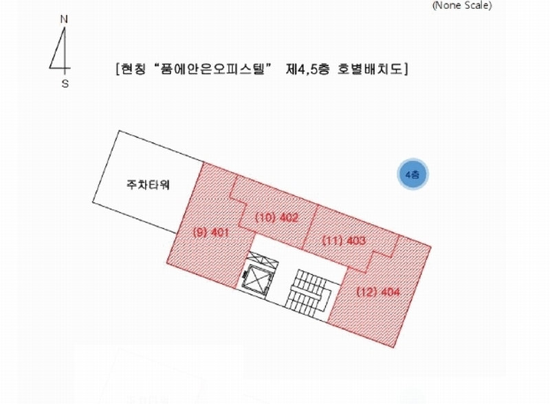 2024타경61119 부산광역시 금정구 동현로16번길 88, 품에안은오피스텔 4층 402호 오피스텔[계약7평형] 경매 이미지