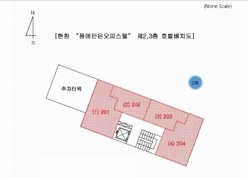 2024타경61119 부산광역시 금정구 동현로16번길 88, 품에안은오피스텔 2층 202호 오피스텔[계약7평형] 경매 이미지