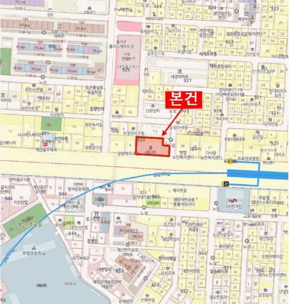 2025타경801 인천광역시 계양구 경명대로 1067, 삼환2빌딩 상가동 4층 402호 근린상가 경매 이미지
